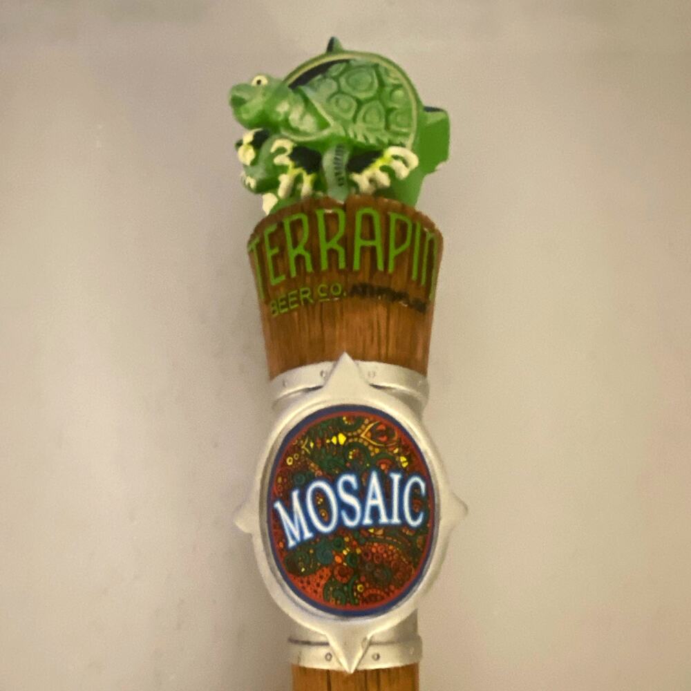 Terrapin Beer Co. Mosaic Beer Tap Handle Knob Beer Tap Handle Knob Breweriana